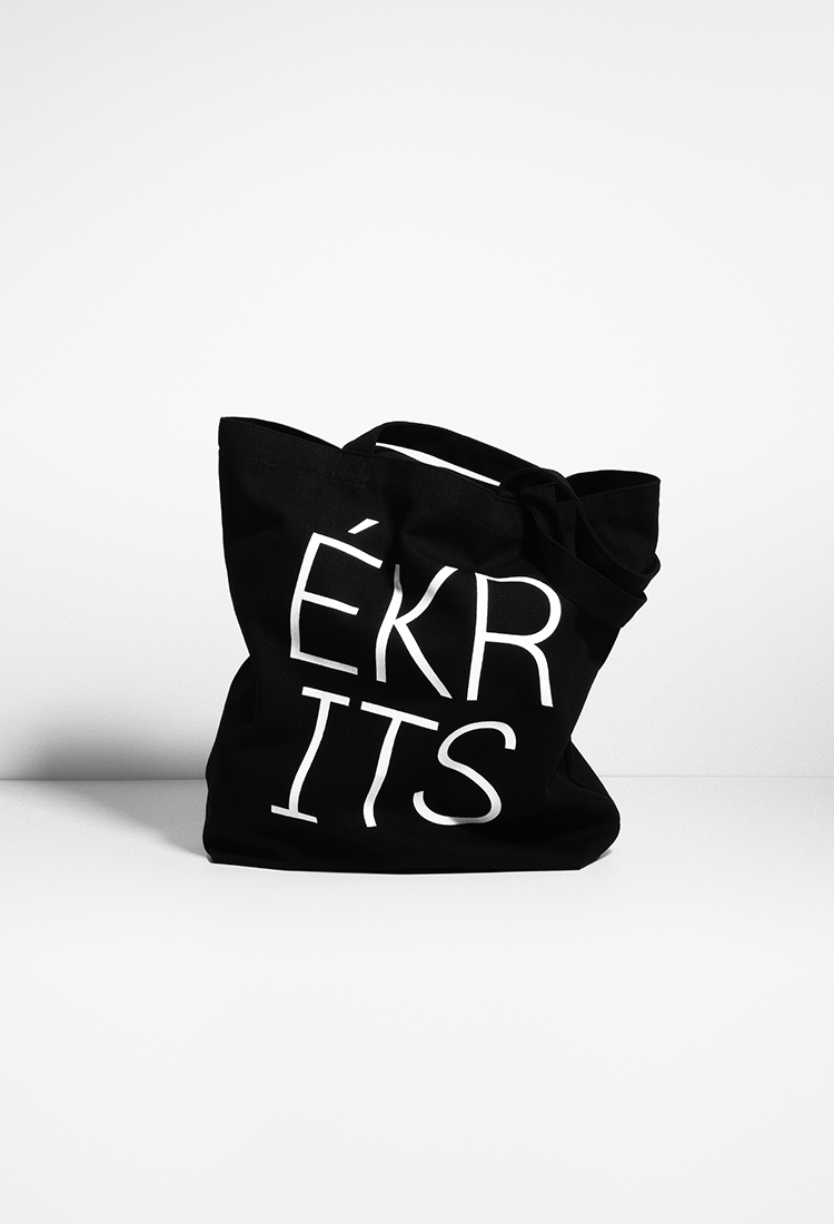ÉKRITS BIG LOGO TOTE BAG